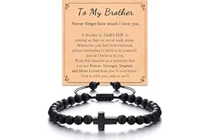 Tarsus Cross Bracelet for Men Teens, Cross Jewelry Christian Gifts for Easter, Christmas, Birthday, Religious ...