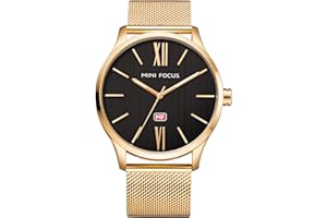 MF MINI FOCUS Mini Focus Mens Watch Octagon Casual Wrist Watch (Chronograph/Waterproof/Luminous/Calendar) Silicon/Leather Band Watch for Men