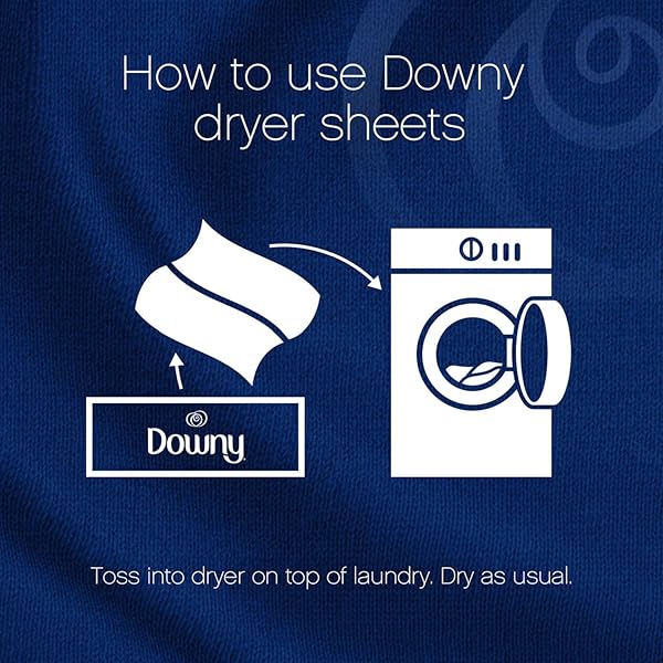 DOWNY FABRIC SOFTENER DRYER SHEETS, APRIL FRESH SCENT, 120 COUNT