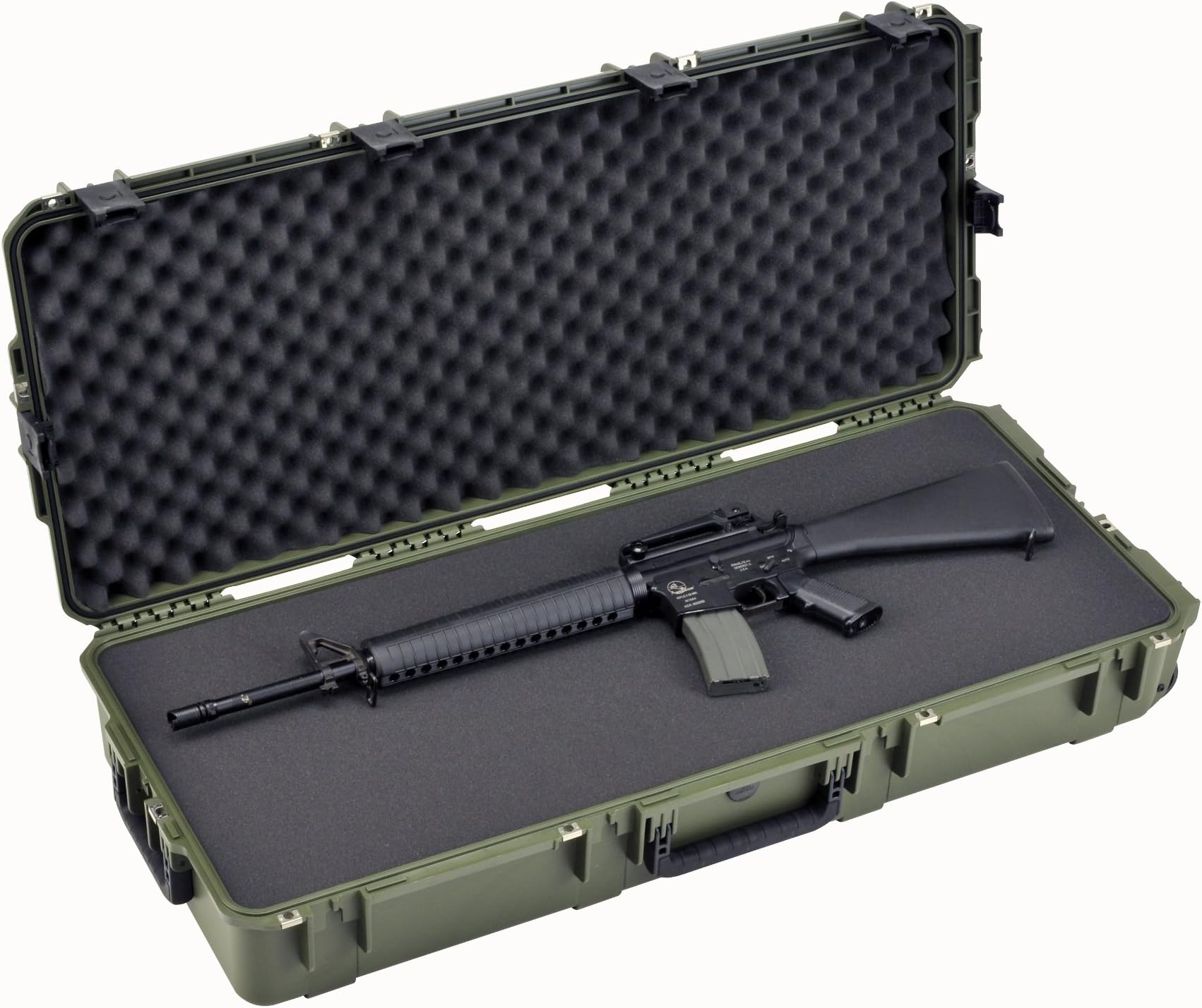 CVPKG Presents - OD Green SKB 3i-4217-7M-L case with foam. ID - 42.50" x 17.00" x 7.50"