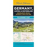 Rick Steves Germany, Austria &amp; Switzerland Planning Map: Including Berlin, Munich, Salzburg &amp; Vienna City Maps