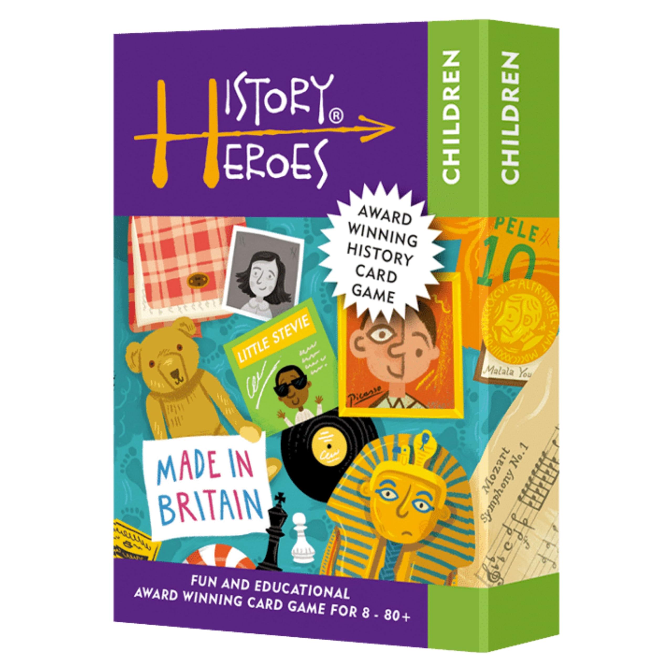 History Heroes: CHILDREN - History Quiz Card Game for Kids, Adults, Game Night - Family Friendly, Fun & Educational Party Game About Famous Young People in History