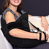 MOYOAMA Post Shoulder Surgery Pillow for Sleeping – Left/Right Arm Support with Adjustable Straps & Custom Firmness for Restful Recovery – Rotator Cuff, Bursitis, & Frozen Shoulder Pillow Post Surgery