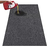VEVOR Garage Floor Mat, 7.5'x20' Waterproof Protection from Water,Snow, Rain,Mud and Oil for Cars, Non-Slip Heavy Duty Containment Mat with TPE Anti-Leak Backing & Easy to Clean & Cuttable