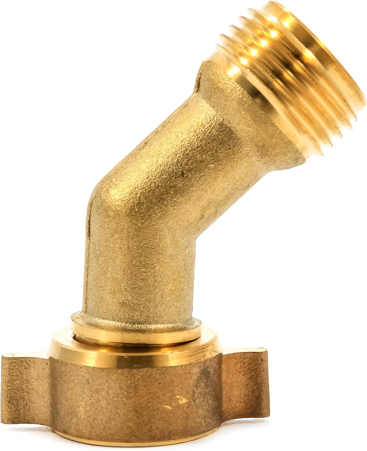 Camco (22505) 90 Degree Hose Elbow- Eliminates Stress and Strain On RV Water Intake Hose Fittings, Solid Brass: Automotive