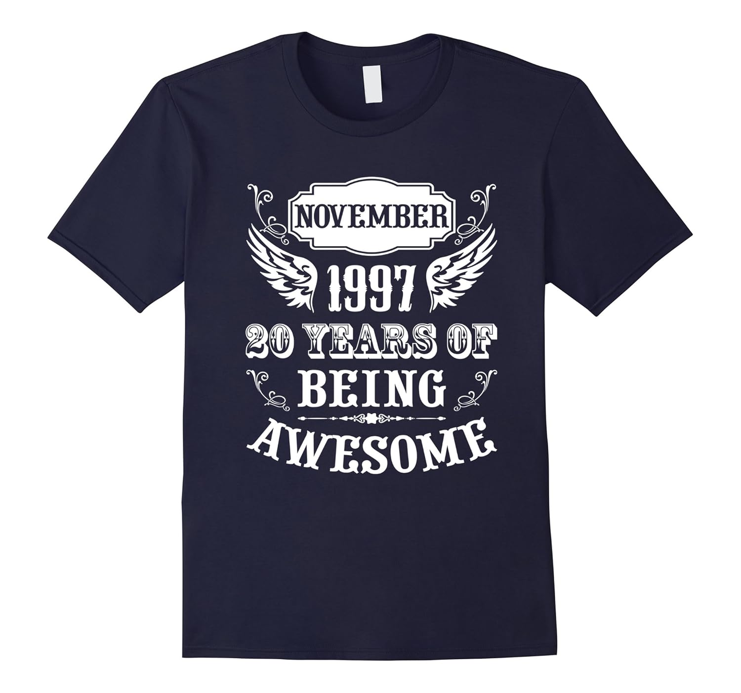 20 Years Old Adults Born in November 1997 20th Bday Gift Tee-ANZ