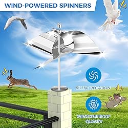 2 Pack Reflective Wind Powered Scare