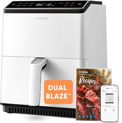 Freidora de Aire Dual Blaze 6,4L, Doble Resistencia, 11 Modos, WIFI