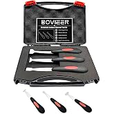 BOVIEER Windshield Urethane Scraper Tool Kit, Car Glass Bottom Glue Remover Tools, Windshield Removal Tool Set for Removing Glass Residues