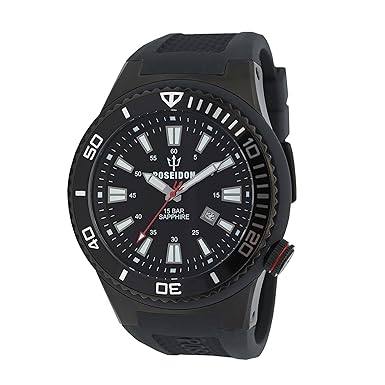 POSEIDON by KIENZLE XL Uhr Analog mit Silikon Armband UP00611