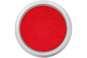 FOUNABOB Large Ink Pad, 7'' Fingerprint Stamp Pad Washable Craft Ink Pad for Kids, Red