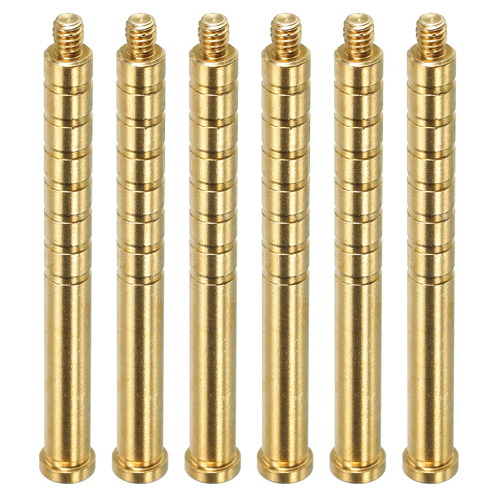 PATIKIL 200 Grain Archery Arrow Insert 0.244 Inch, 6 Pack Brass Arrow Weight Bolt for Field Points Shaft