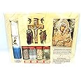 Zuluf Holy Land Blessing Set 8 in 1 with Original Certificate | Holy Water, Soil, Oil, Cross, Incense, Candle & Icon Big Jerusalem Set from The Holy Land Israel | Religious Holy Land Gift