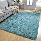 Merelax Soft Modern Indoor Large Shaggy Rug for Livingroom Bedroom Dorm Kids Room Home Decorative, Non-Slip Plush Fluffy Furr