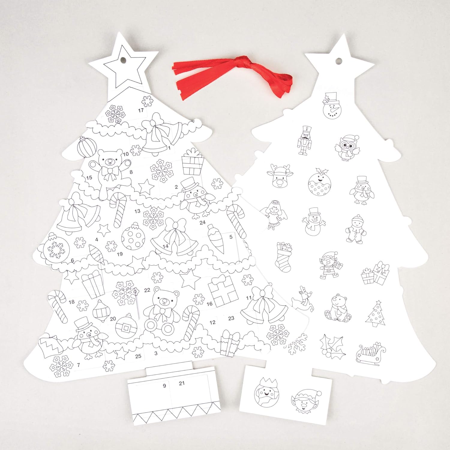 Download Assorted Pack Of 3 Baker Ross Av658 Tree Advent Calendars Creative Christmas Art And Craft Supplies For Kids To Make And Decorate Home Accessories Seasonal Decor PSD Mockup Templates