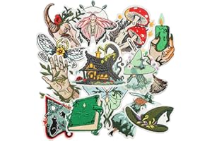 Nicime 14pcs Fairy Tale Iron/Sew on Patches, Forest Witch Embroidered Applique, Funny Decoration for Clothes, Hat, Bag, Dress