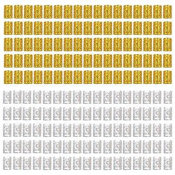 Amazon Com 170 Pieces Hair Cuffs Jewelry For Braids Strong Metal