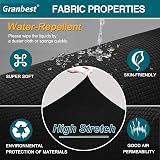 Granbest Premium Water-Repellent Sofa Seat Cushion Slipcover 2 Seater Black view 4