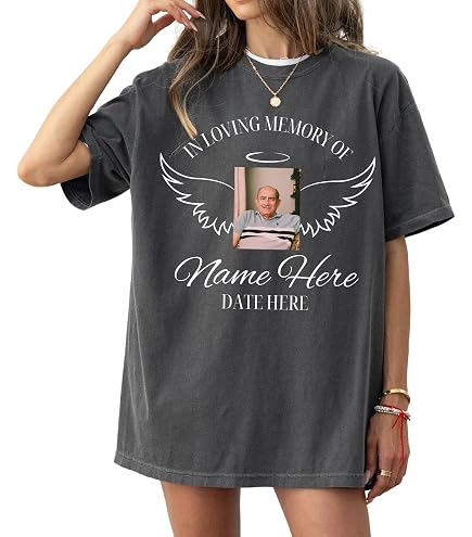 PIKURLUV Custom Memorial Shirt - Personalized with Picture
