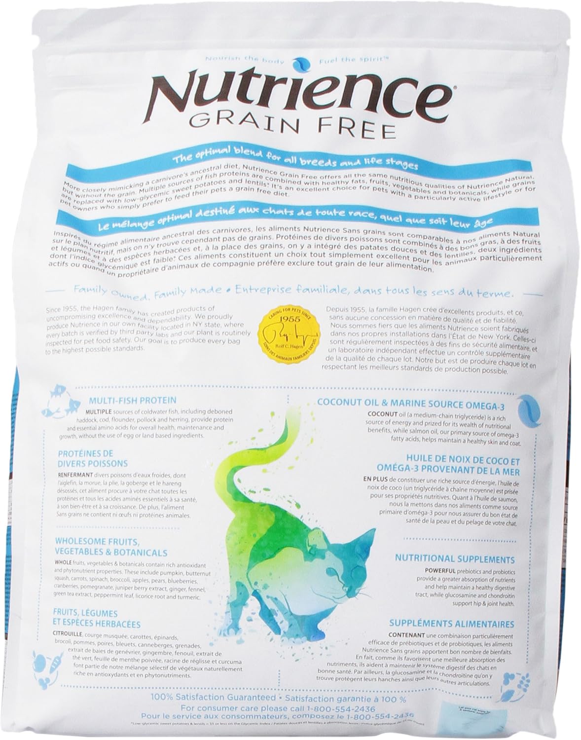 Amazon Com Nutrience Grain Free Cat Food 18 Pounds Ocean Fish Pet Supplies