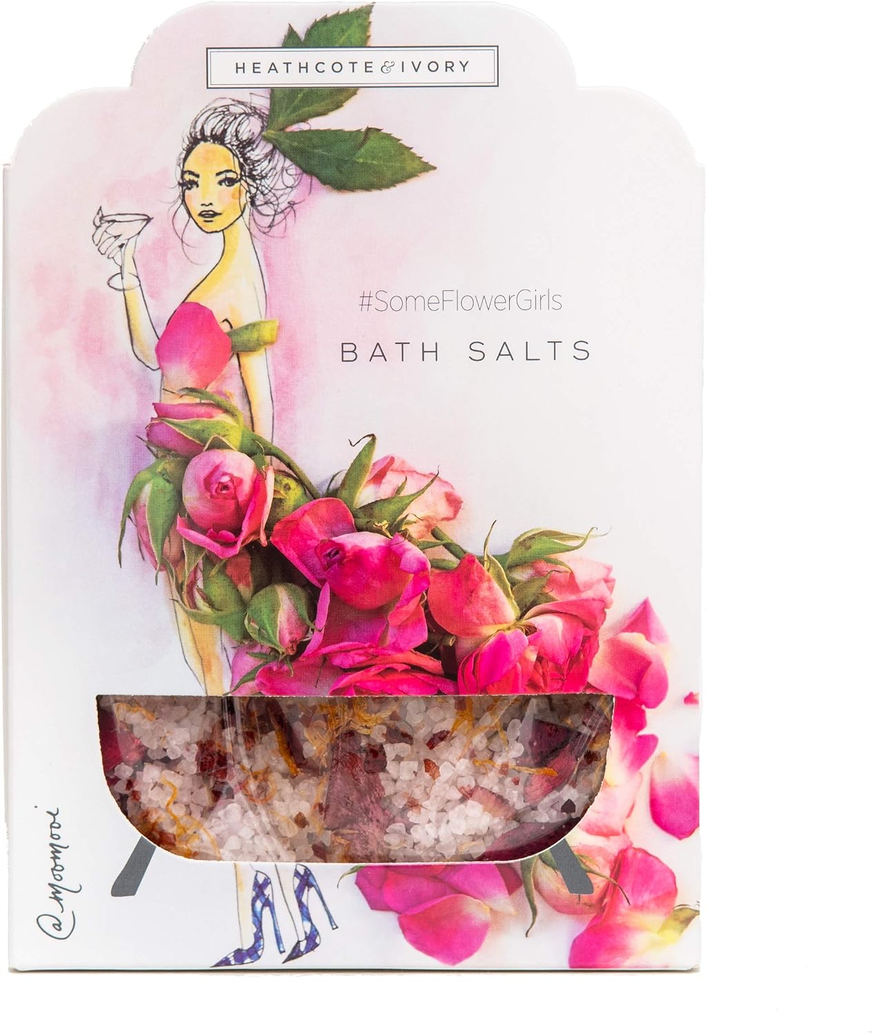 Heathcote & Ivory SomeFlowerGirls Spa Bath Salts in Gift Box, 300g