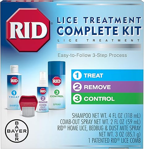 Amazon Com Rid Lice Treatment Complete Kit Includes 4 Fluid