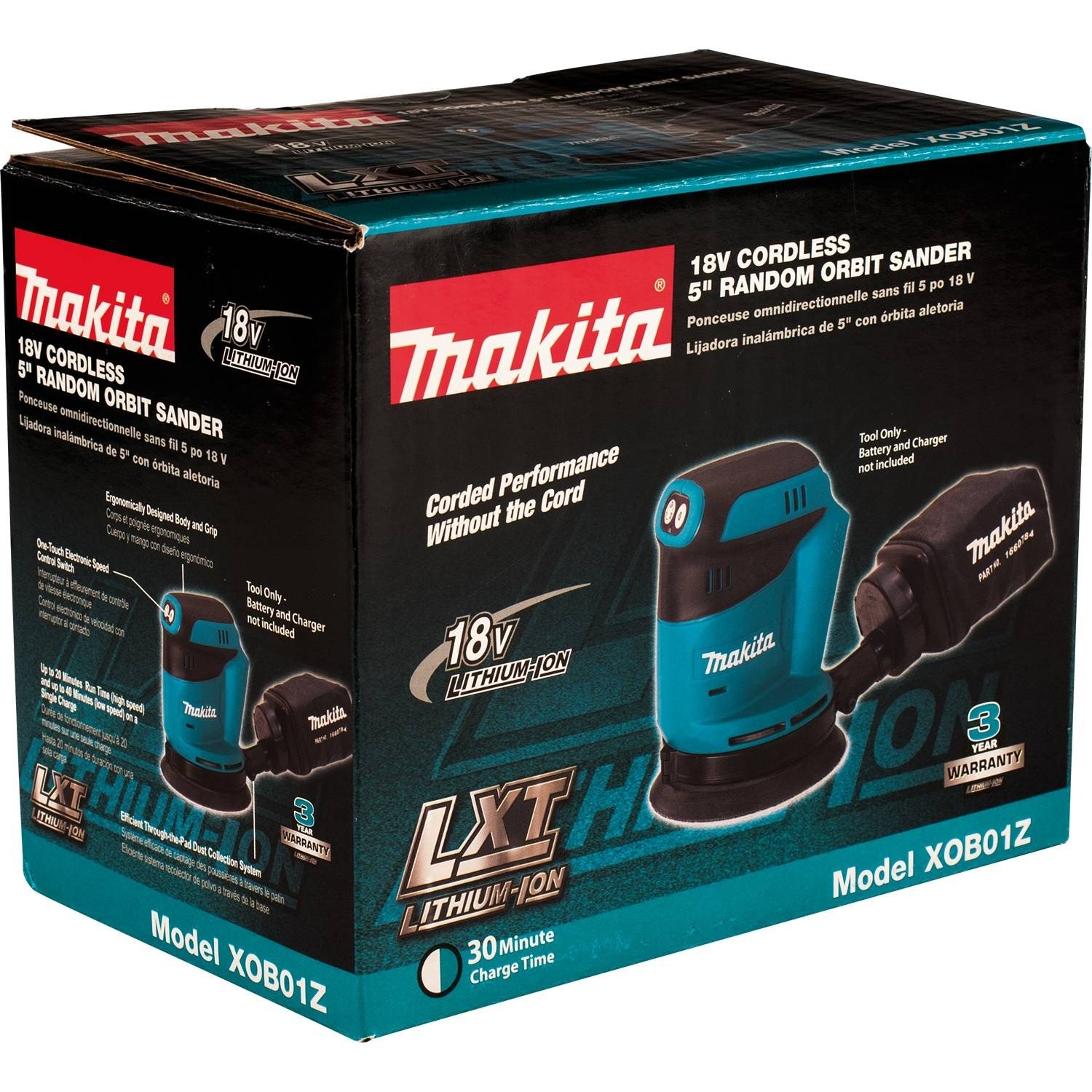 Makita XOB01Z Random Orbital Sanders product image 7