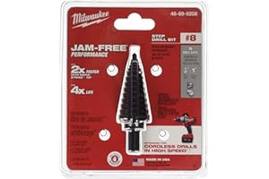 Milwaukee 48-89-9208 Step Bit #8 1/2" - 1"