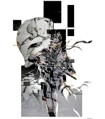 Amazon.com: XIHOO Metal Gear Solid 2 Poster for Home Decor Wall