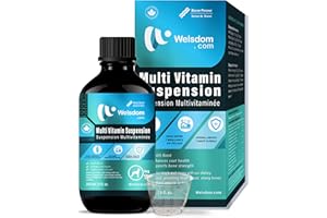 Welsdom Pets Multi Vitamin Suspension - 240mL | Complete Nutritional Support for Dogs | Promotes Healthy Coat, Bones & Immune