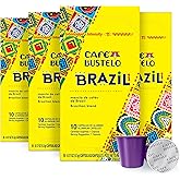 Café Bustelo Aluminum Espresso Capsules, Brazil Blend, Nespresso Original Line Compatible, Intensity 11, 40 Count
