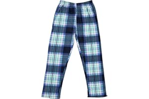 North 15 Girl's Super Cozy Minky Fleece Plaid Lounge Pants (7-14)