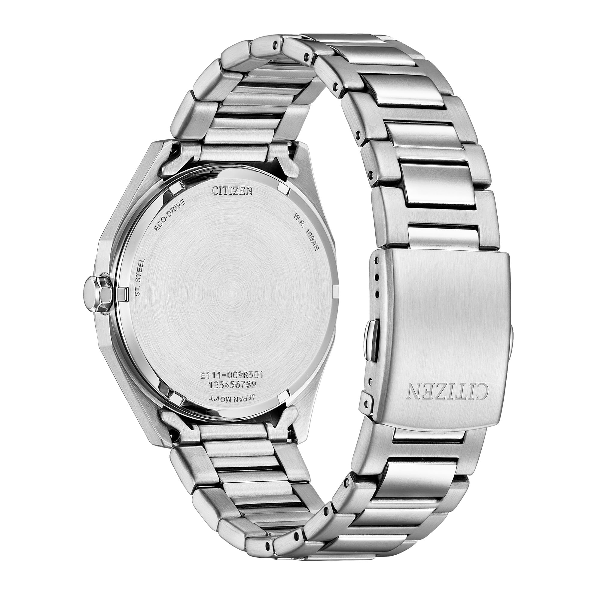 Citizen Men's Eco-Drive Sport Casual Odyn Watch, Stainless Steel Watch, 3 Hand, Date