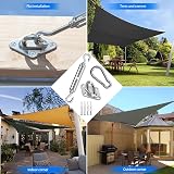 Morzejar M8 Heavy Duty Shade Sail Fixing Kit 304 Stainless Steel view 6