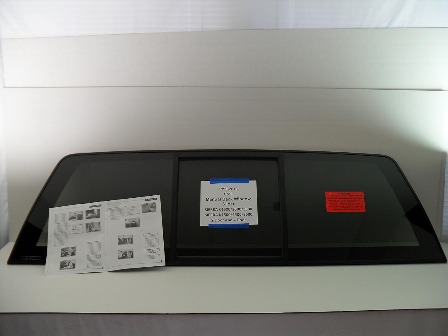 Amazon.com: Fits 1999-2013 GMC Sierra C/K 1500 2500 3500 Pickup Sliding  Back Window Glass Rear Slider Manual: Automotive