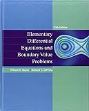 Elementary Differential Equations and Boundary Value Problems