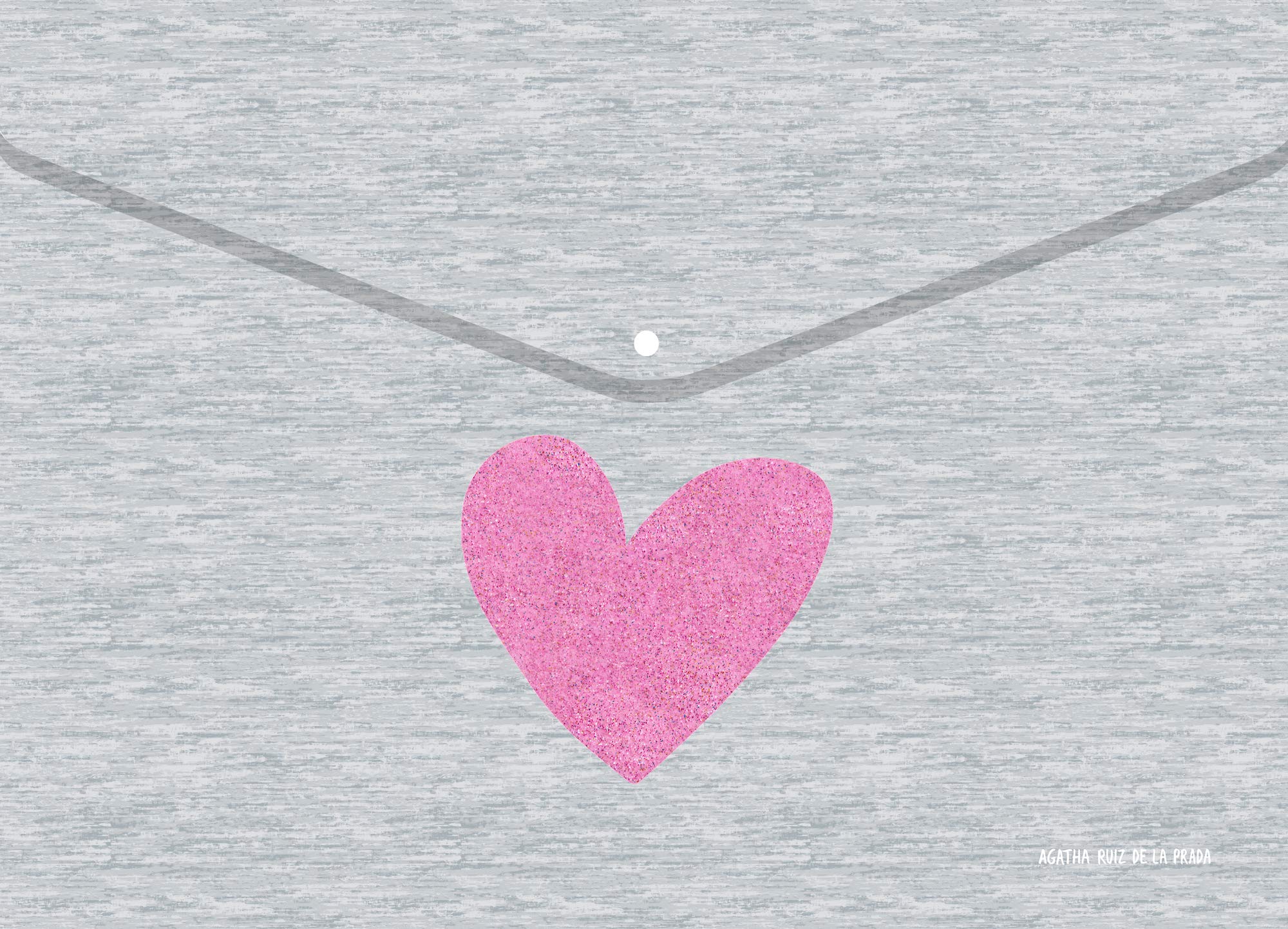 Agatha Ruiz de la Prada 16085 Pack of 4 Love Polypropylene Envelopes