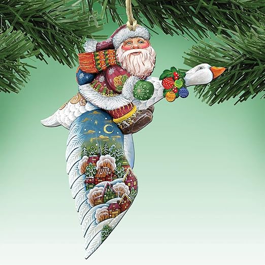 Amazon Com G Debrekht Christmas Ornaments Goose Traveling