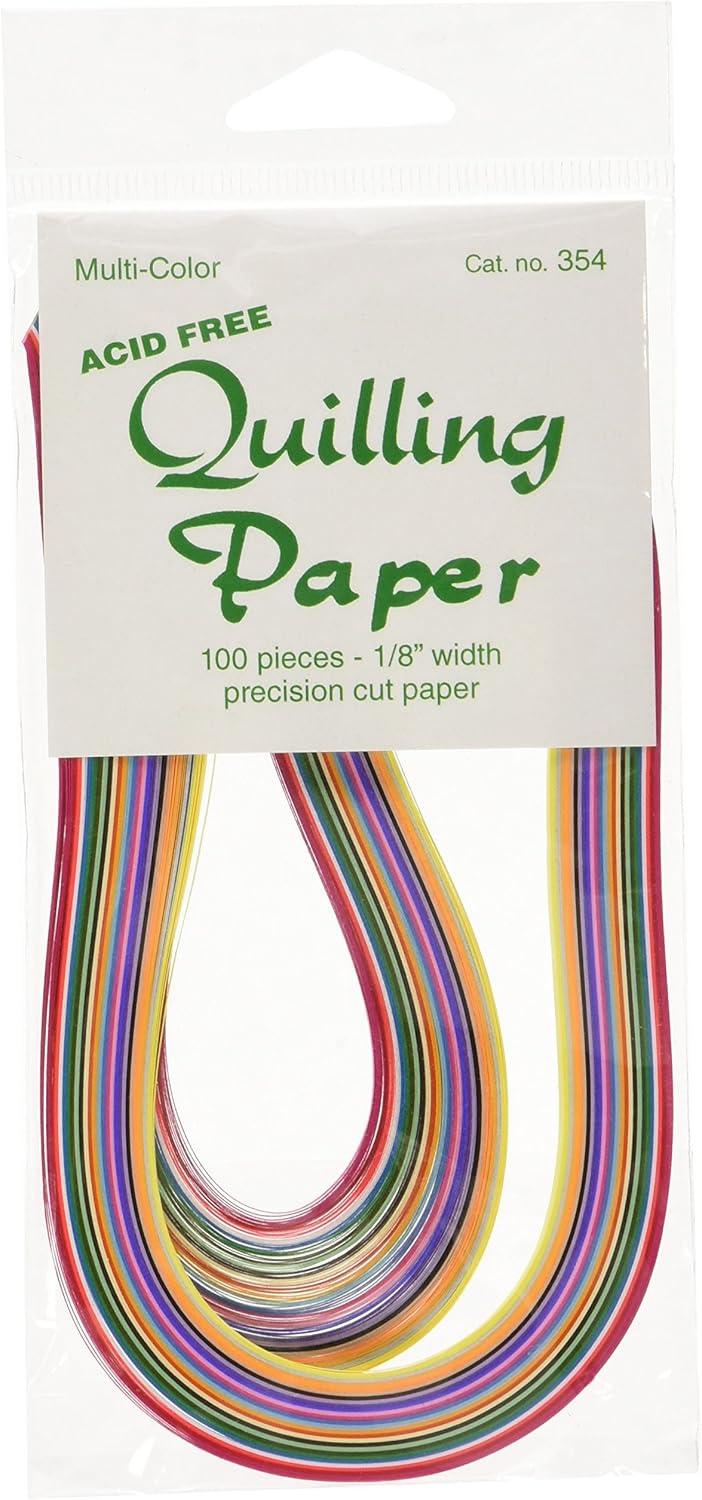 Lake City Craft Quilling Paper, 1/8Inch 100Pack, 25 Colors Amazon.ca