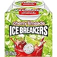 ICE BREAKERS Cherry Limeade Sugar Free Mints Tins, 1.5 oz (8 Count)