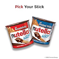 Nutella & GO! Bulk 12 Pack, Hazelnut and Cocoa