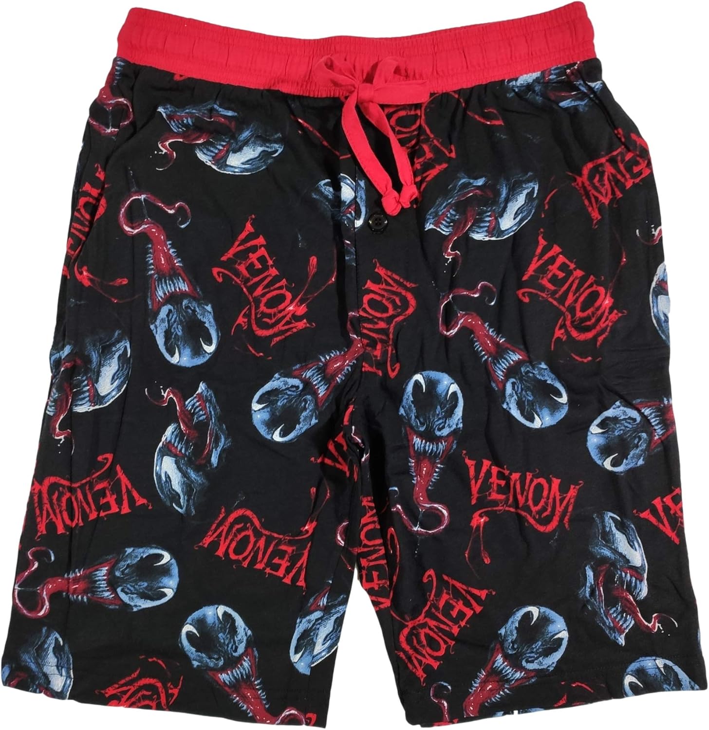 Marvel Venom Pajama Shorts Spiderman Lounge PJ Sleep Jams for Men (XX