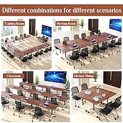 SOIUDNEB Conference Table,Wooden Folding Conference