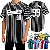 Custom Baseball Jersey Customized Baseball Jersey Name Number Logo Personalized Baseball Jersey Men Women Youth Sports Fans