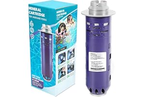 SIXCOW Replacement for Nature2 Duoclear 45 35 25 Mineral Cartridge W28002 W28001 W28000 All Zodiac DuoClear Fusion Soft Vision Pro AboveGround Ingroud Pool System, for up to 45,000 gallons Pool, W26002