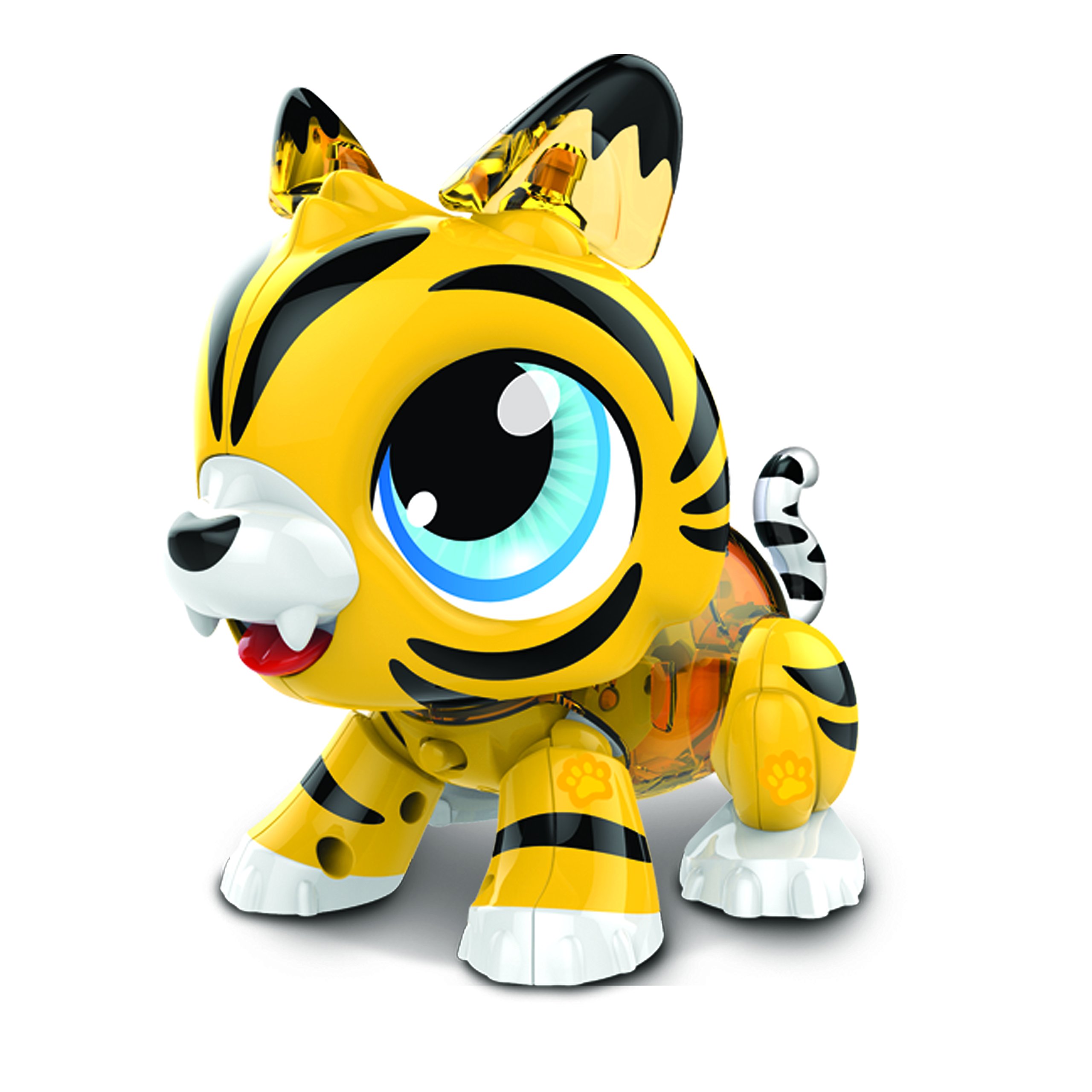 Build a Bot Sound Activated Tiger Robot Pet Toy
