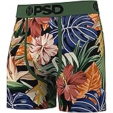 PSD Men's Midnight Lush Mid Length Boxer Brief, Multi, XL