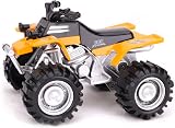 Toyland 11cm Die Cast Yellow Quad Bike Friction Powered Boys Toy view 5