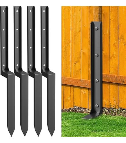 Valkyrie Profile Ps1 Base De Poste De 4 X 4, 4 Bases De Poste De Cubierta Ajustables Soporte De Anclaje Para Poste Soportes De Pergola De Valla De Madera Para War Falklands