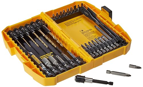 DEWALT Screwdriver Bit Set/Drill Bit Set, Magnetic, Rapid Load, 35